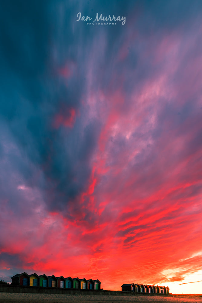 Blyth Beach Huts, Northumberland