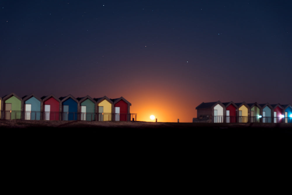 Blyth Beach Huts, Northumberland
