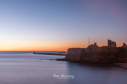 Tynemouth Pier, Tynemouth Priory and Castle