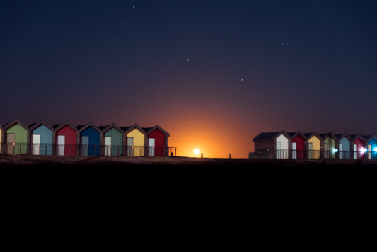 Blyth Beach Huts, Northumberland
