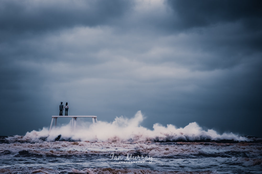 The Couple Statue, Newbiggin By The Sea, Northumberland